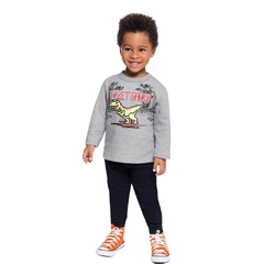 Conjunto Moletom Infantil, Menino Street Sauro Mescla - Ref. 54007-MESC na internet