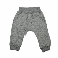 Calça infantil masculina, saruel de moletom mescla grafite - Ref. 78.11046