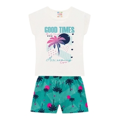 Conjunto Infantil Menina, Good Times Natural Ref. 34296-NATU