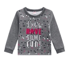 Imagem do Conjunto Infantil Feminino, Moletom Menina Some Fun! Ref. 53917