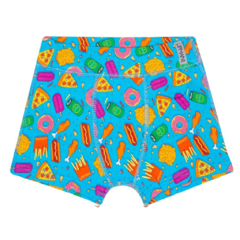 Cueca Boxer Infantil, Lanches Azul Ref. 367C6