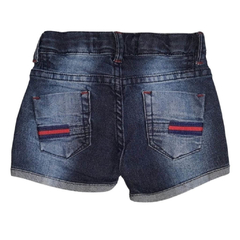 Shorts infantil feminino, Jeans estonado degradê Ref. 80302 - loja online