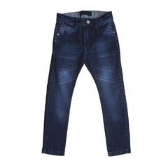 Calça infantil menino, jeans azul estonado - Ref. 651106 - MMary Kids Roupas Infantis