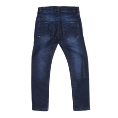 Calça infantil menino, jeans azul estonado - Ref. 651106 - loja online