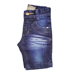 BERMUDA INFANTIL, JEANS DESTROYED RESINADO - Ref. 12602 - comprar online