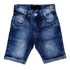 BERMUDA INFANTIL MASCULINO, JEANS AZUL DEGRADÊ - REF. 16904 - MMary Kids Roupas Infantis