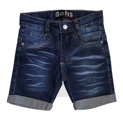 BERMUDA INFANTIL MASCULINO, JEANS ESTONADO Ref. 133102