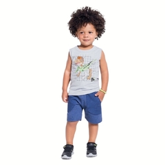 Conjunto Infantil Masculino, Velociraptor Mescla - Ref. 34248