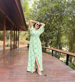 Vestido Larissa verde Help Chik