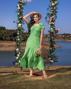 Vestido Suelen verde 4123