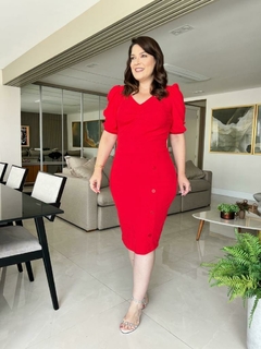 Vestido Fabíola vermelho - loja online