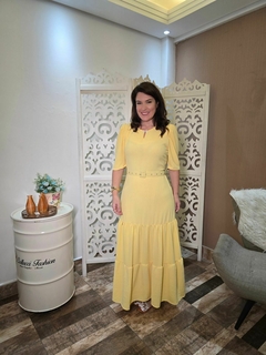 Vestido Caterine amarelo - comprar online