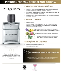 Kit Intention for man colônia e desodorante - Loja Nikkis