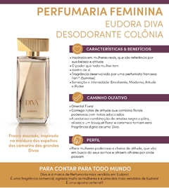 Diva Colônia 100ml Eudora na internet