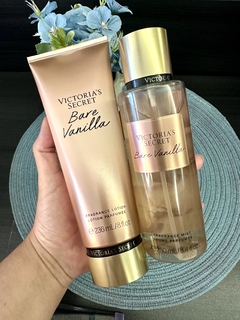 Kit Victoria’s Secret Bare Vanilla Body Splash + hidratante + necessaire - comprar online