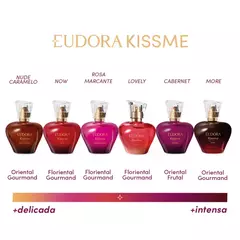 Kit Kiss Me Nude Caramelo colônia 50ml e hidratante 100ml Eudora - loja online