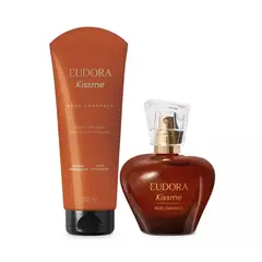 Kit Kiss Me Nude Caramelo colônia 50ml e hidratante 100ml Eudora