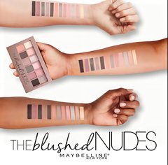 ￼Paleta de Sombras The Blushed Nudes Maybelline ORIGINAL - Loja Nikkis