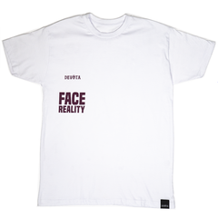 CAMISETA "FACE REALITY" BRANCA