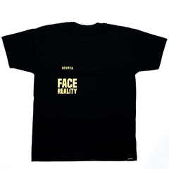 CAMISETA "FACE REALITY" PRETA