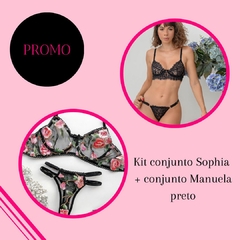 KIT CONJUNTO SOPHIA + CONJUNTO MANUELA PRETO