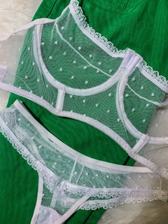 CONJUNTO YASMIN BRANCO - Miga Sua Lingerie