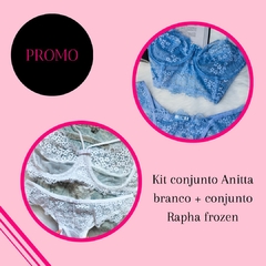 KIT CONJUNTO ANITTA BRANCO + CONJUNTO RAPHA FROZEN