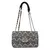 BOLSA BAGUETE SIRENA JACQUARD PRETO - comprar online