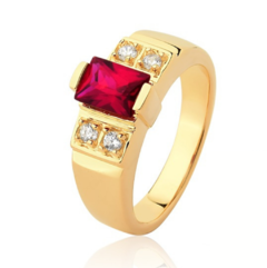 Anel ouro 18K formatura - comprar online