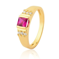 Anel ouro 18K formatura - comprar online