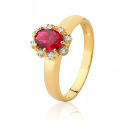 Anel formatura ouro 18K - comprar online