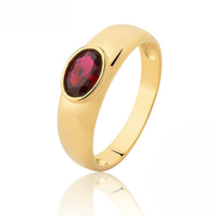 Anel formatura ouro 18K - comprar online