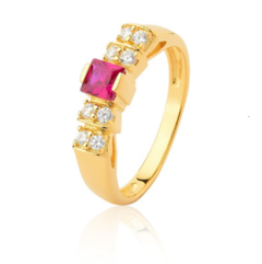 Anel ouro 18K formatura - comprar online