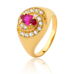 Anel ouro 18K formatura - comprar online