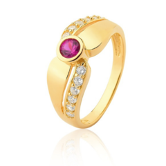 Anel ouro 18K formatura - comprar online