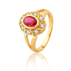 Anel ouro 18K formatura - comprar online