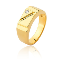 Anel formatura ouro 18K - comprar online