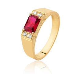 Anel formatura ouro 18K - comprar online