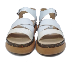 Sandalia Blanca glitter charol a.Fiore en internet