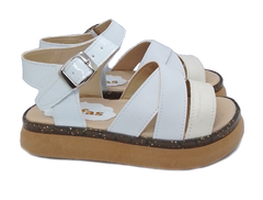 Sandalia Blanca glitter charol a.Fiore - comprar online