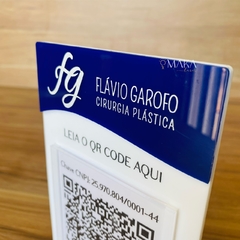 PLACA PARA QRCODE - 1 LUGAR - QRC1 - Maka Laser | Loja de Produtos Criativos