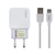 Carregador com 2 Entradas Kaidi Lightning USB 2.4A - KD301C