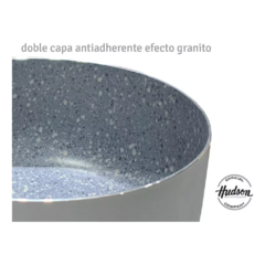 Cacerola Antiadherente con mango Hudson Granito 18 Cm Color Gris en internet