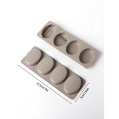 Molde de Silicona Ovalado Tamaño Ideal para Jabones - tienda online