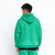 Hoodie Letering Verde en internet