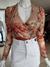 0047176 CROPPED M/L FLORAL TRANSPASSADO - comprar online