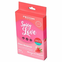 GEL PARA ORAL SPICY LOVE HOT ESQUENTA OLEO BEIJAVEL 15ML PESSINI