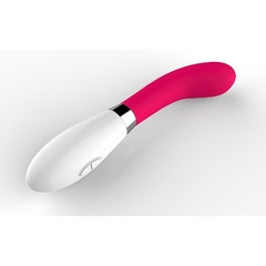 Vibrador Ponto-G - Silicone Cirúrgico - 10 Vibrações - 20 cm