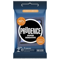 PRESERVATIVOS SUPER SENSITIVE COM 3 UNIDADES PRUDENCE