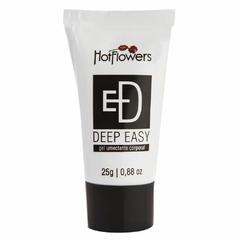 DEEP EASY ANESTESICO BISNAGA PRETA 25G HOT FLOWERS